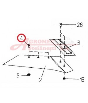 Surub brazdar M14x39 LK0.000.09